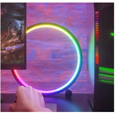 Smart LED Night Light RGB Desktop Atmosphere Desk Lamp Bluetooth APP Control Suitable for Game Room Bedroom Bedside Decoration